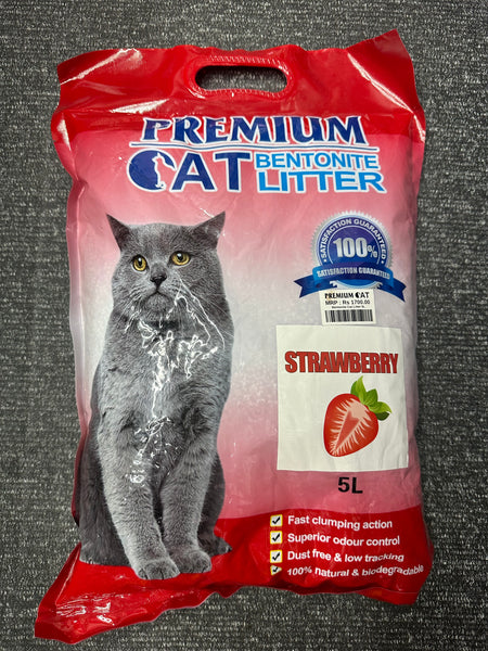 Premium Bentonite Cat Litter 5L/ 10L/ 25L petbay.lk