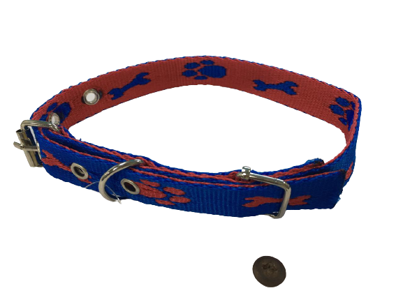 Colourful Nylon Dog Collar for Medium Breeds petbay.lk