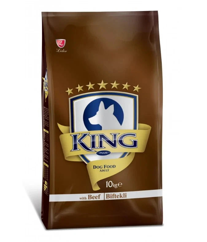 King Plus Adult Dog Food 10kg (Beef) petbay.lk