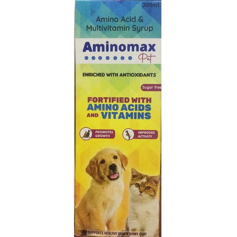 Aminomax - Amino Acid & Multivitamin Syrup 200ml petbay.lk