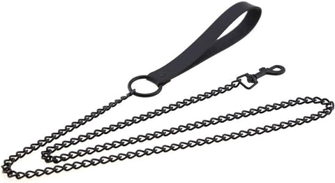 Black steel chain with Collar petbay.lk