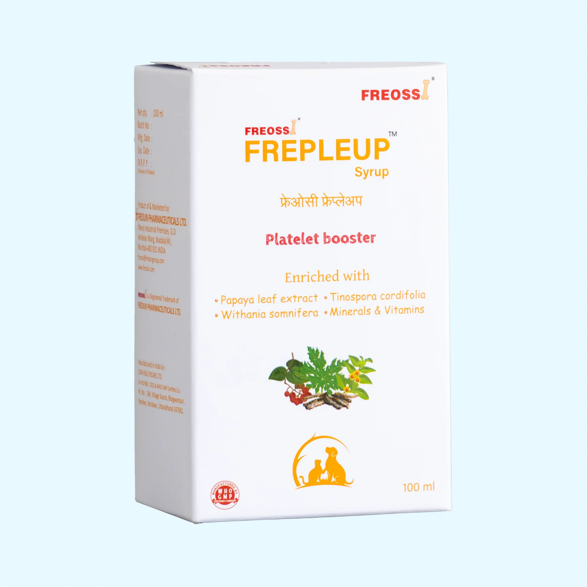 Freossi Frepleup Syrup 100ml petbay.lk