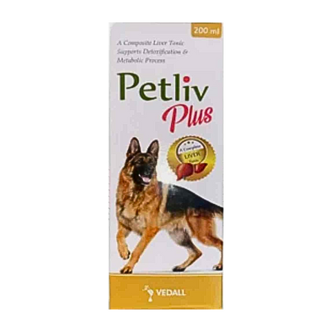 Petliv Plus Syrup (A composite Liver Tonic) petbay.lk