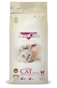 BonaCibo Adult Cat Food 2kg (Chicken) petbay.lk