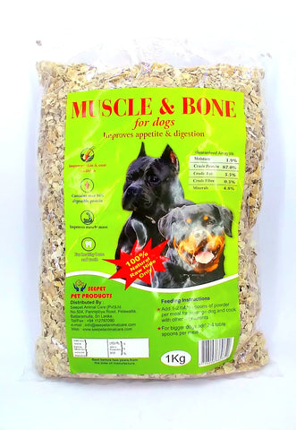 Muscle and Bone for dogs 1kg petbay.lk