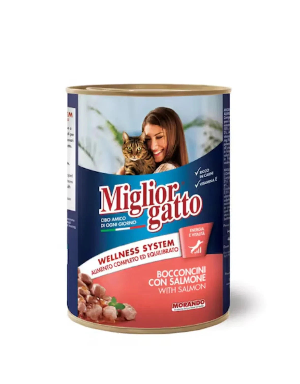 Miglior gatto Chunks With Salmon 405g petbay.lk