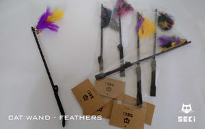 Seki Cat Feather Toy (Cat Wand) petbay.lk