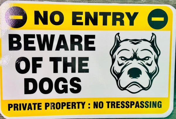 Dog Warning Board petbay.lk