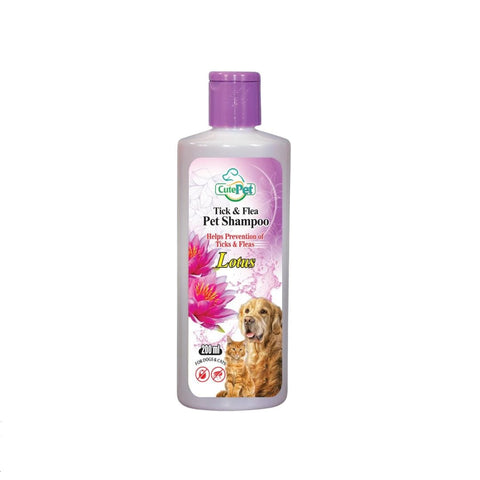 CutePet T&F Lotus Shampoo 200ml petbay.lk