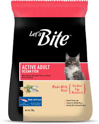 Let's Bite Active Adult Cat Ocean Fish 500g petbay.lk