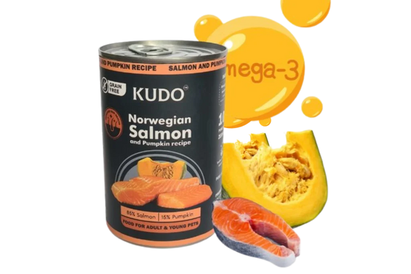 Kudo Norwegian Salmon 400g petbay.lk