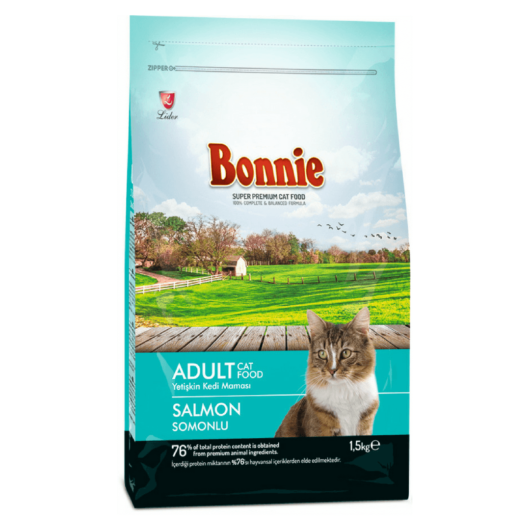 Bonnie Adult Cat Food Salmon petbay.lk