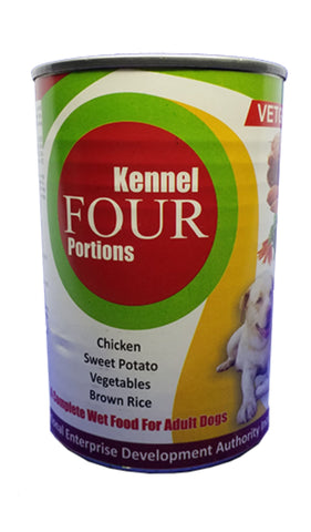 Vetgrow Kennel Four Portions Wet Food For Adult Dogs 400g petbay.lk