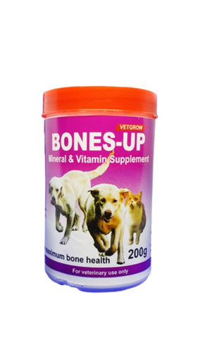 Vetgrow Bones-Up 200g petbay.lk