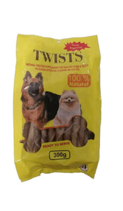 Seepet Whole Twists Rawhide Dog Treats petbay.lk