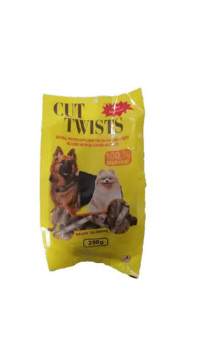 Seepet Cut Twists Rawhide Dog Treats petbay.lk