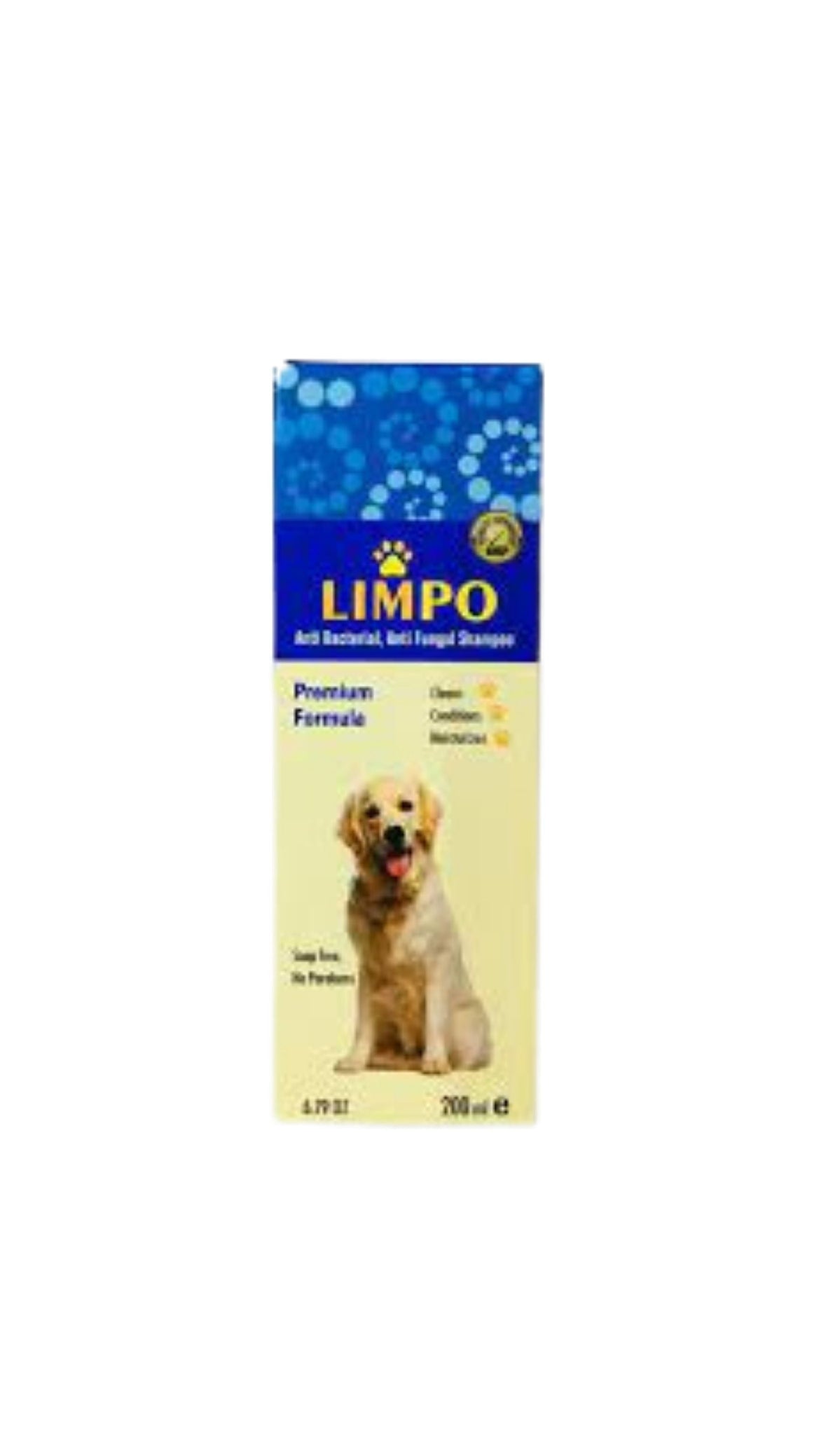 Limpo Antibacterial & Antifungal Shampoo 200ml petbay.lk