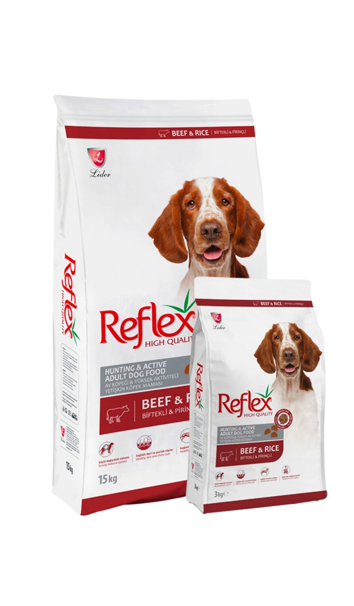 Reflex Active & Hunting Adult Dog Food Beef High Energy petbay.lk