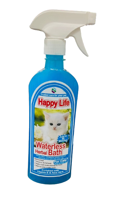 Waterless Herbal Cat Bath 500ml petbay.lk