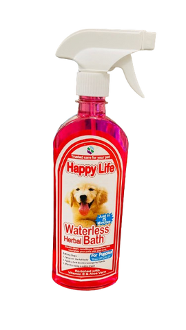 Waterless Herbal Puppy Bath 500ml petbay.lk