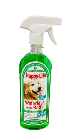 Waterless Herbal Adult Dog Bath 500ml petbay.lk