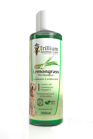 Trillium lemongrass Dog shampoo 300ml petbay.lk